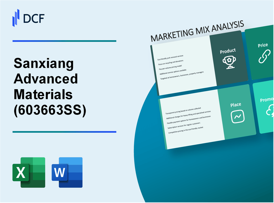Sanxiang Advanced Materials Co., Ltd. (603663.SS): Marketing Mix Analysis