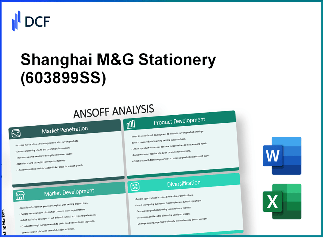 Shanghai M&G Stationery Inc. (603899.SS): Ansoff Matrix