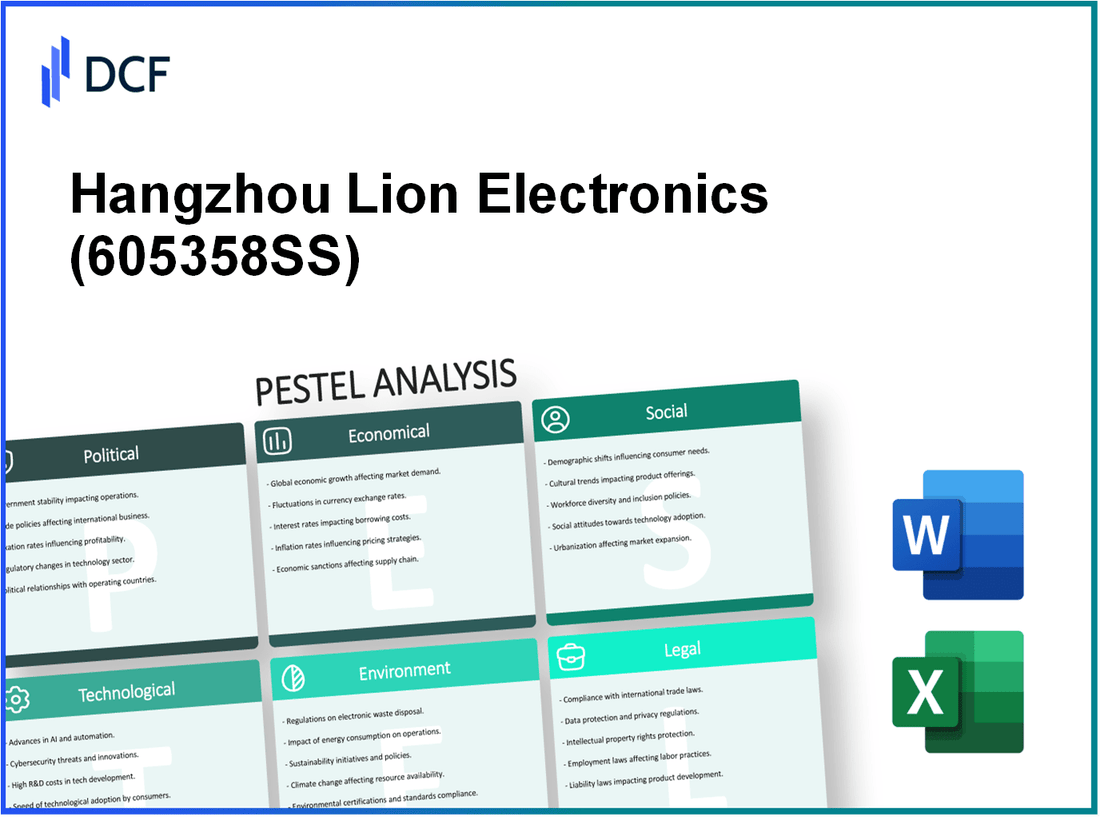 Hangzhou Lion Electronics Co.,Ltd (605358.SS): PESTEL Analysis