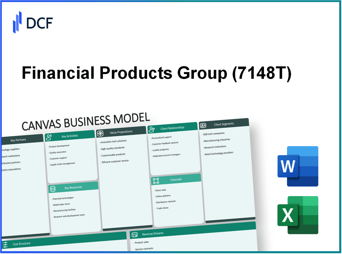 Financial Products Group Co., Ltd. (7148.T): Canvas Business Model