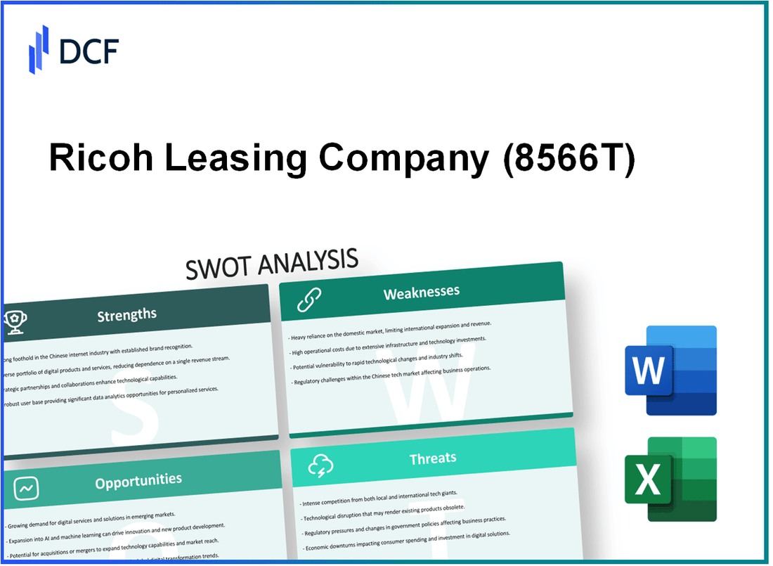 Ricoh Leasing Company, Ltd. (8566.T): SWOT Analysis