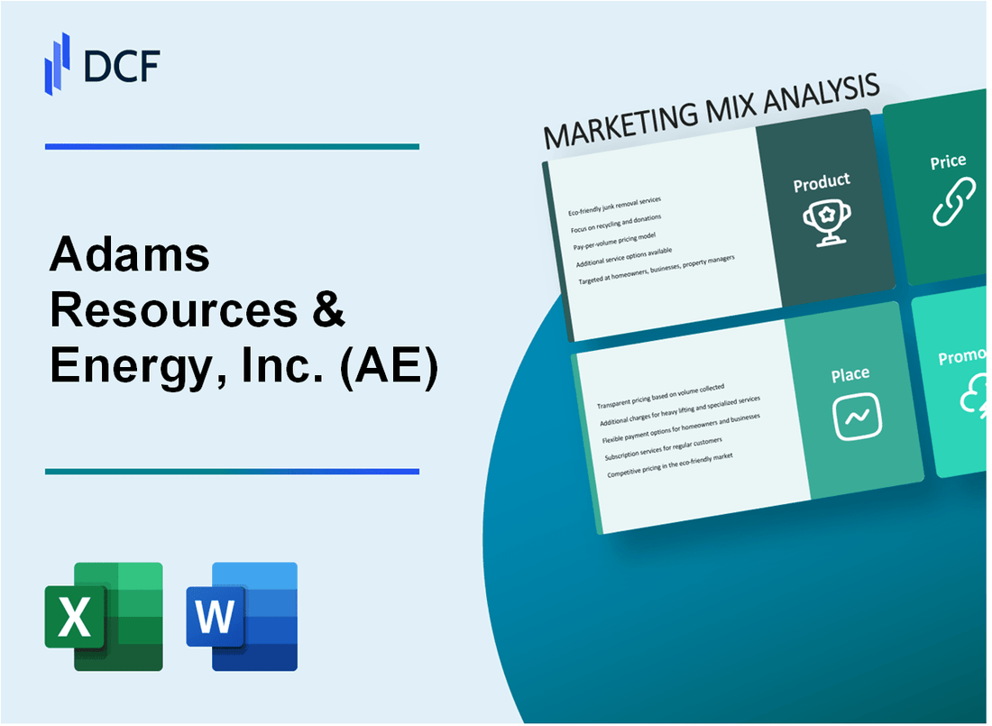 Adams Resources & Energy, Inc. (AE) Marketing Mix
