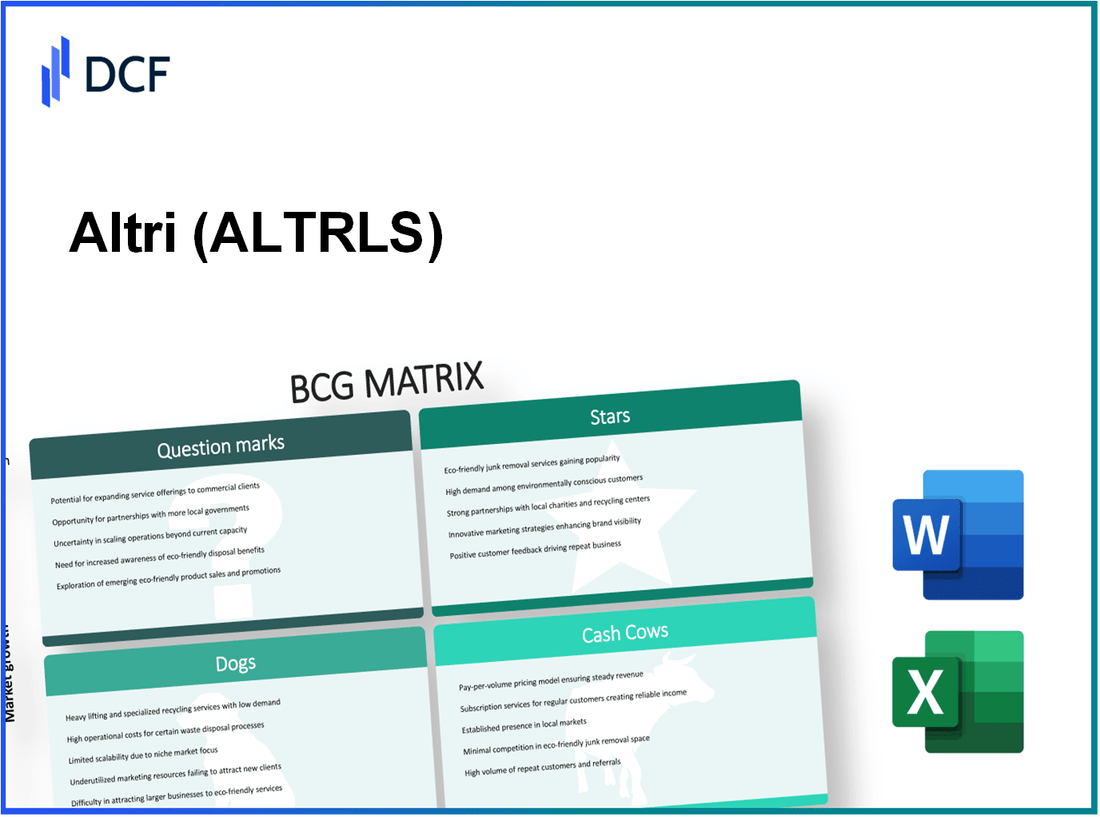 Altri, SGPS, S.A. (ALTR.LS): BCG Matrix