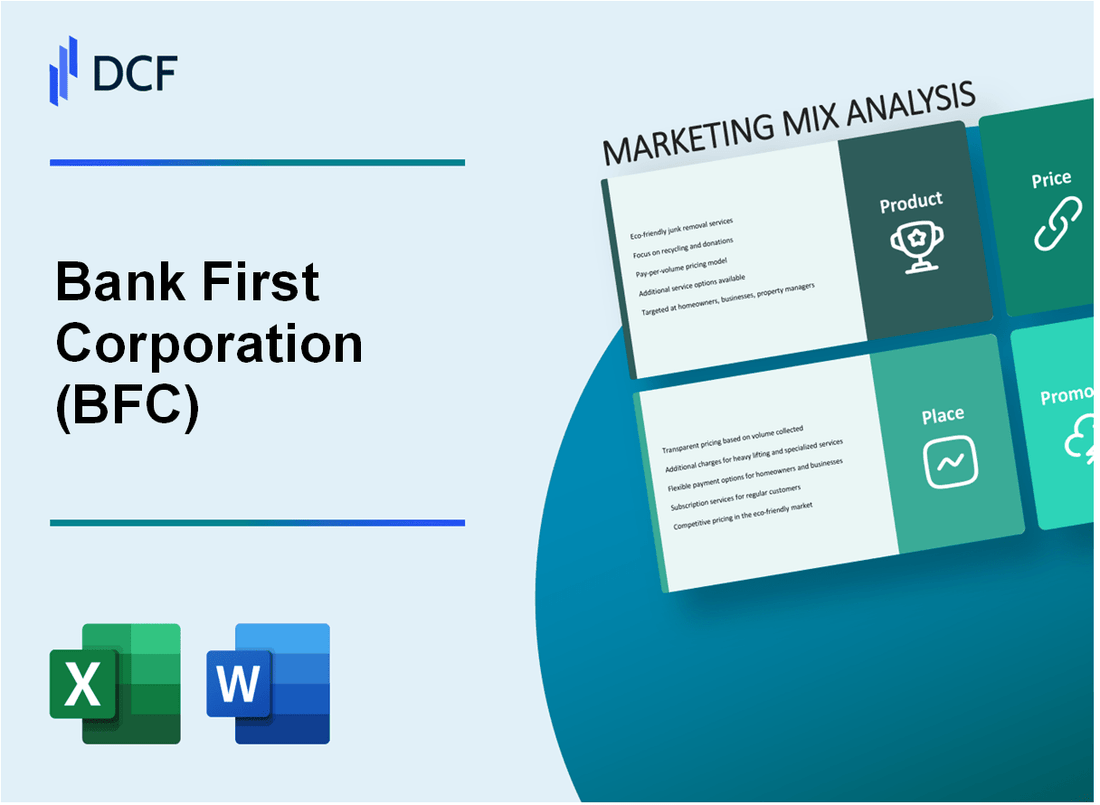 Bank First Corporation (BFC) Marketing Mix