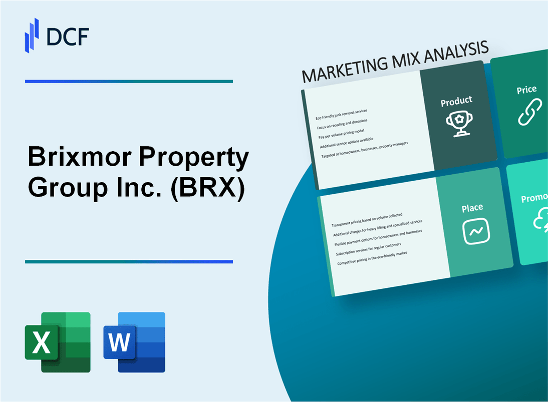 Brixmor Property Group Inc. (BRX) Marketing Mix