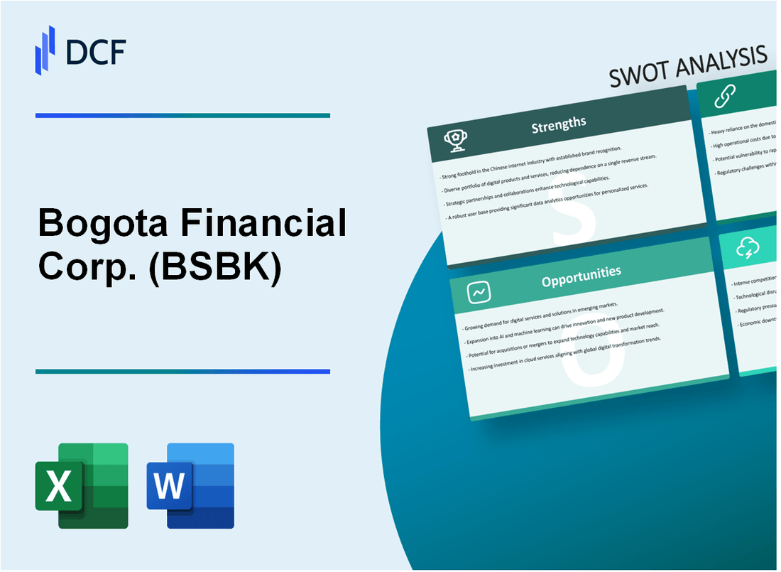 Bogota Financial Corp. (BSBK) SWOT Analysis