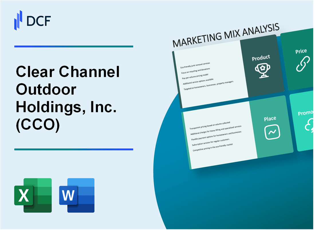 Clear Channel Outdoor Holdings, Inc. (CCO) Marketing Mix
