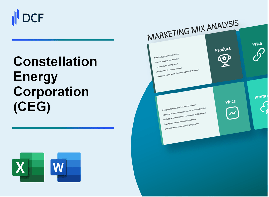 Constellation Energy Corporation (CEG) Marketing Mix