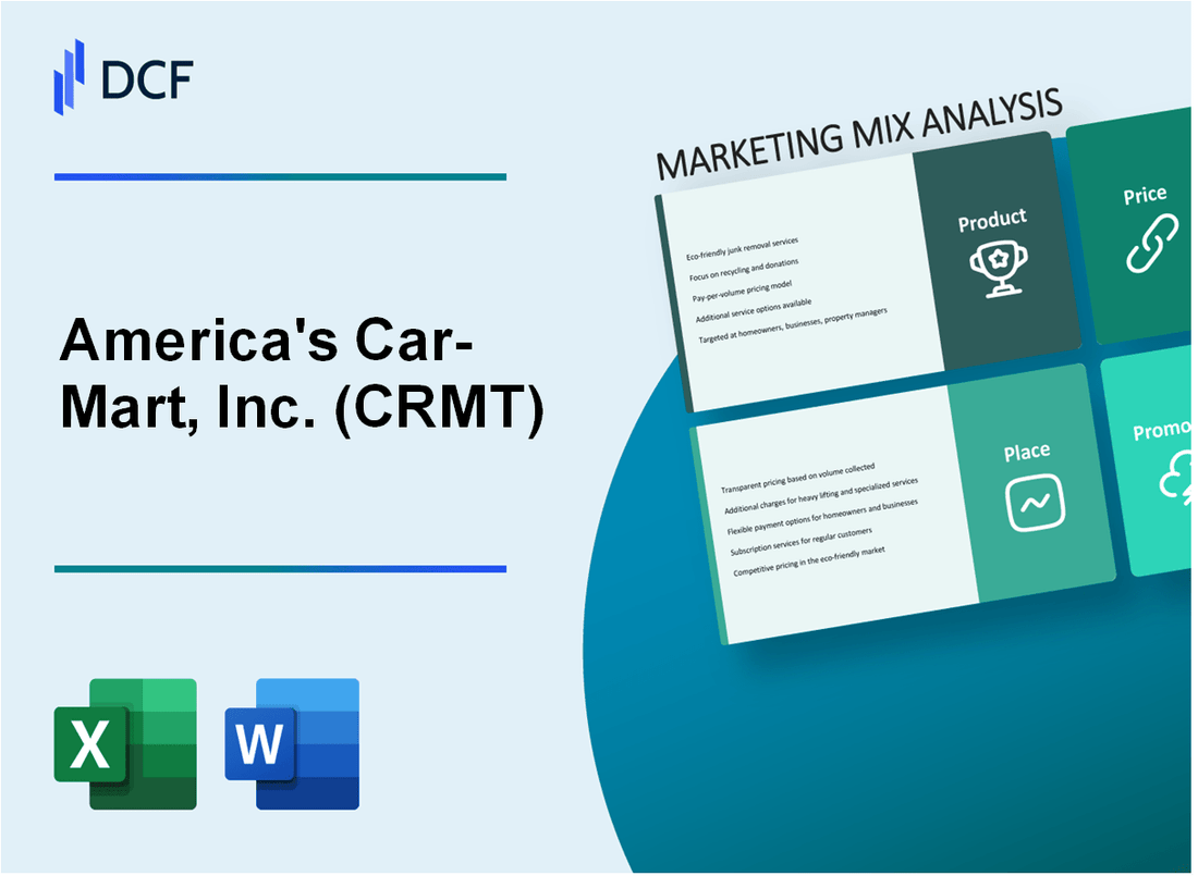 America's Car-Mart, Inc. (CRMT) Marketing Mix