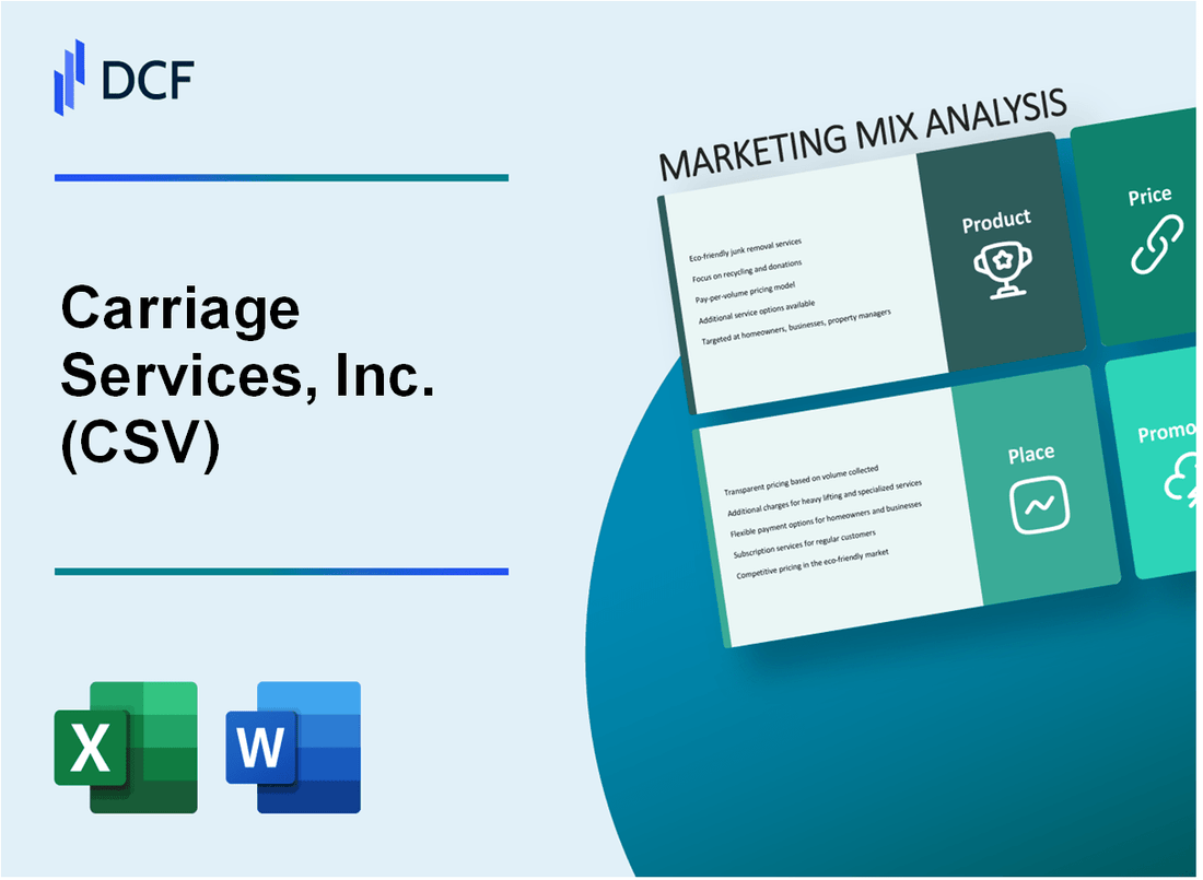 Carriage Services, Inc. (CSV) Marketing Mix
