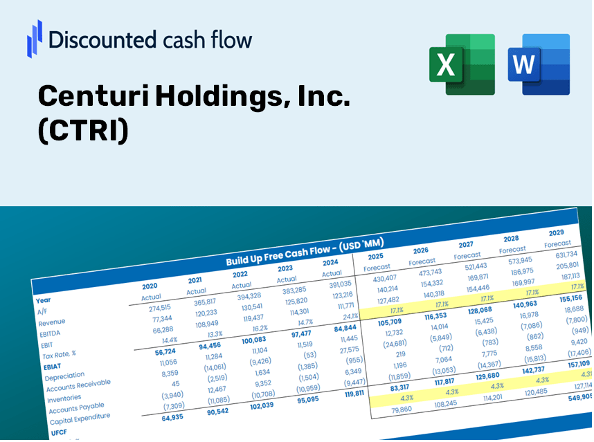 Centuri Holdings, Inc. (CTRI) DCF Valuation