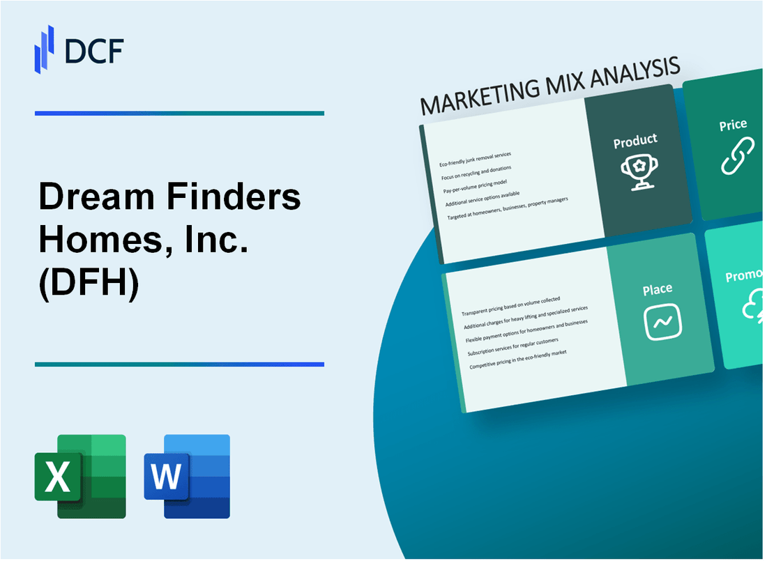 Dream Finders Homes, Inc. (DFH) Marketing Mix
