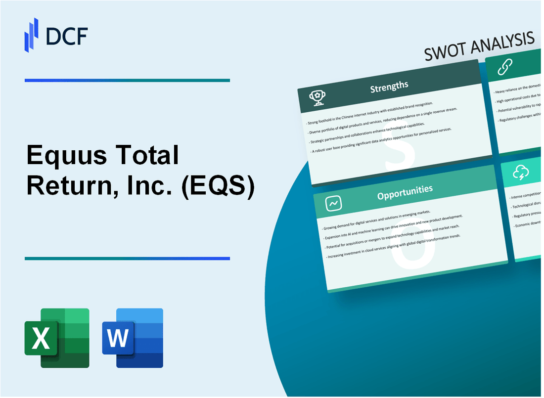 Equus Total Return, Inc. (EQS) SWOT Analysis