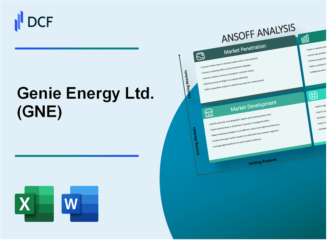 Genie Energy Ltd. (GNE) ANSOFF Matrix