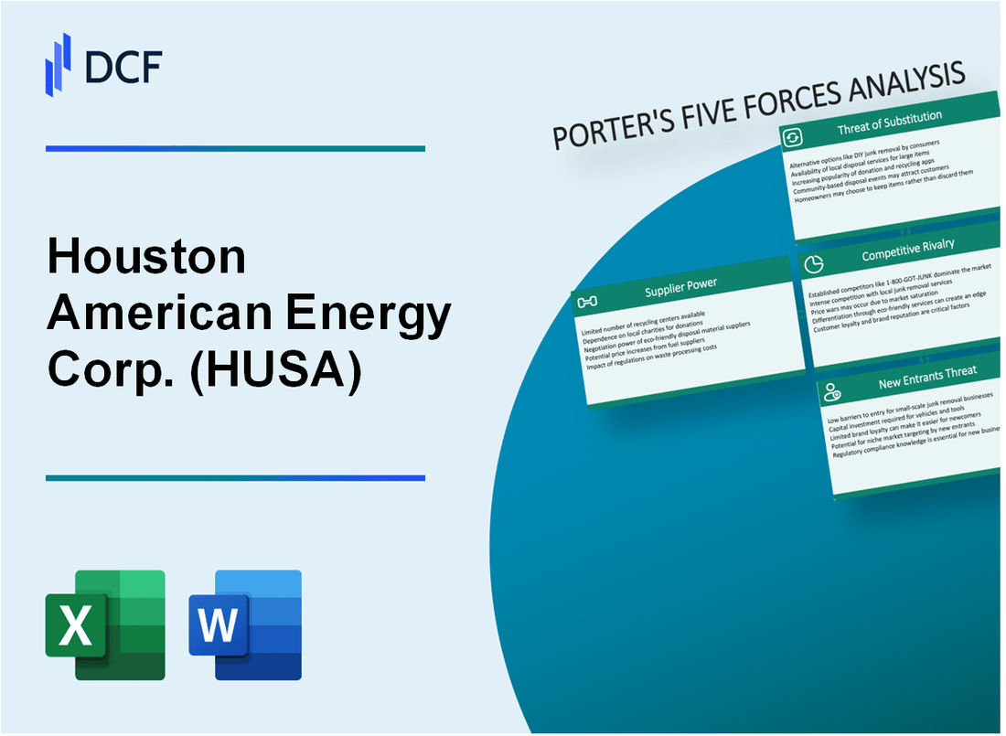 Houston American Energy Corp. (HUSA) Porter's Five Forces Analysis
