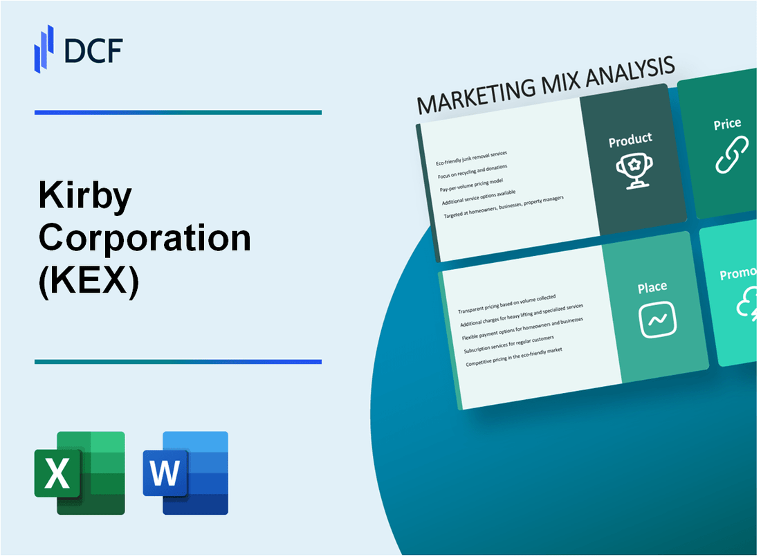 Kirby Corporation (KEX) Marketing Mix