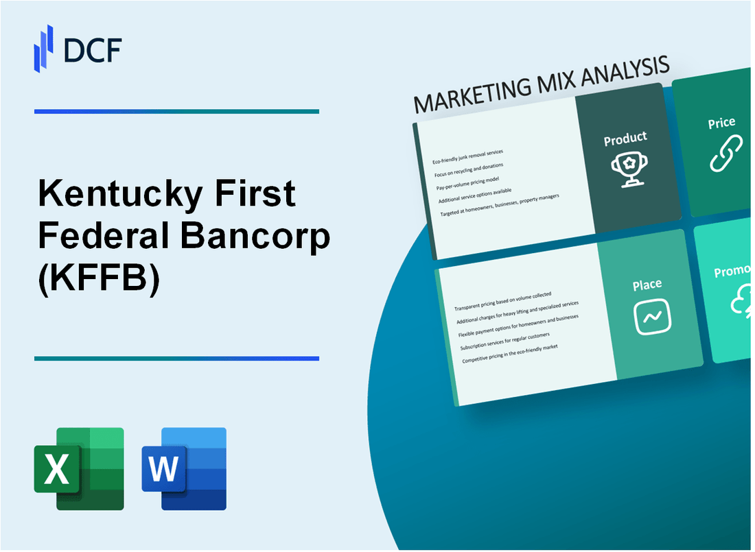 Kentucky First Federal Bancorp (KFFB) Marketing Mix