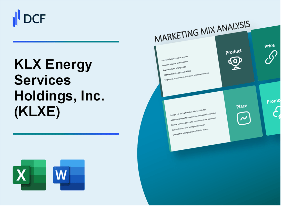 KLX Energy Services Holdings, Inc. (KLXE) Marketing Mix