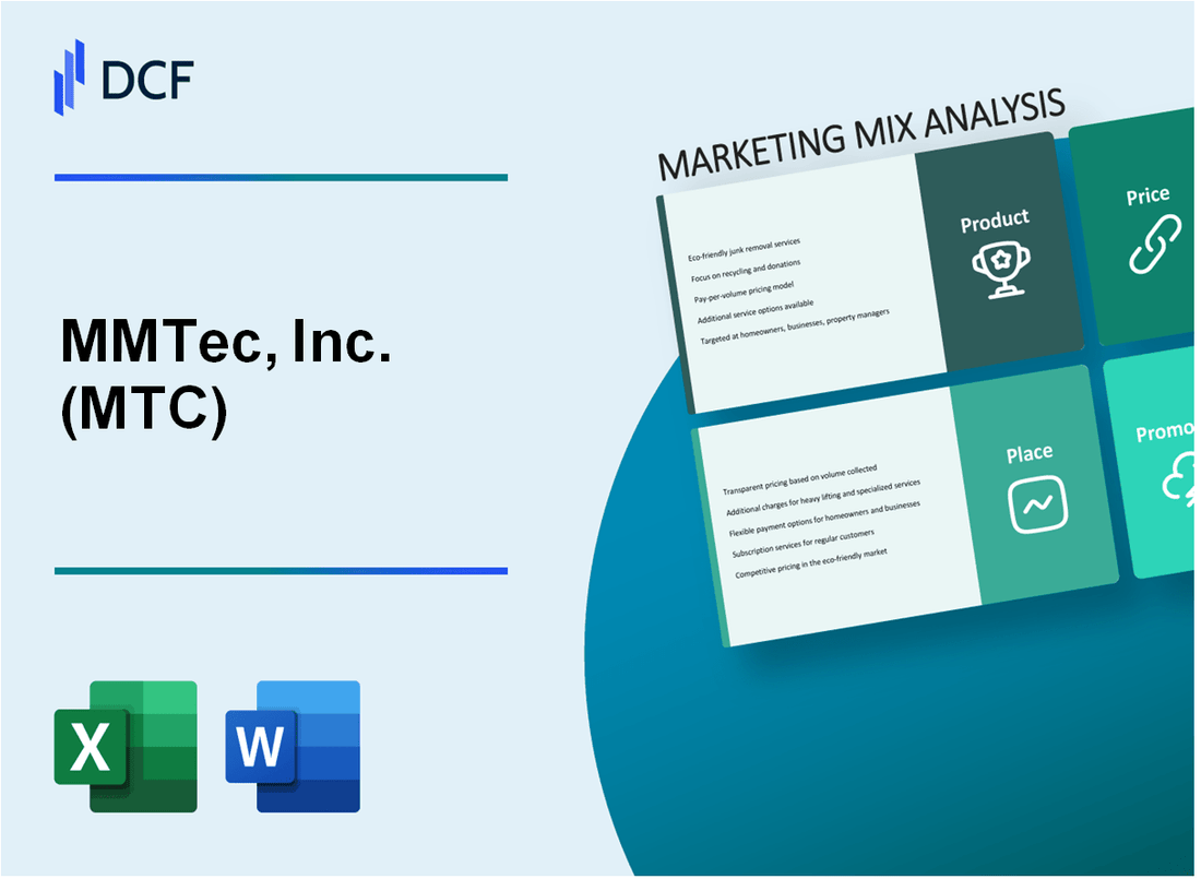 MMTec, Inc. (MTC) Marketing Mix