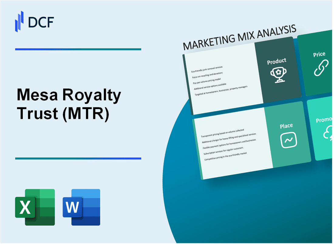 Mesa Royalty Trust (MTR) Marketing Mix