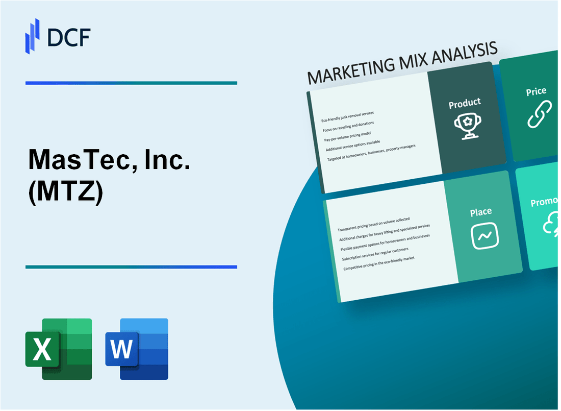 MasTec, Inc. (MTZ) Marketing Mix