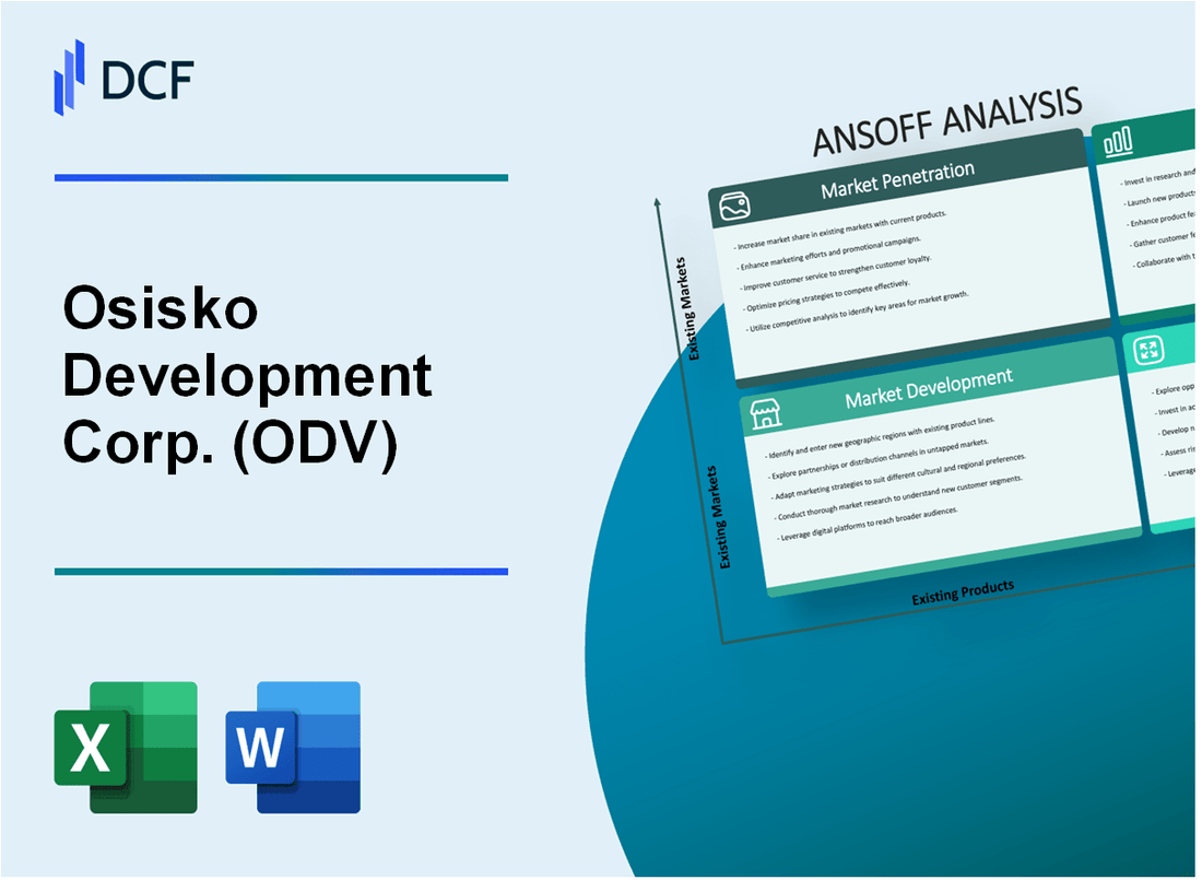 Osisko Development Corp. (ODV) ANSOFF Matrix