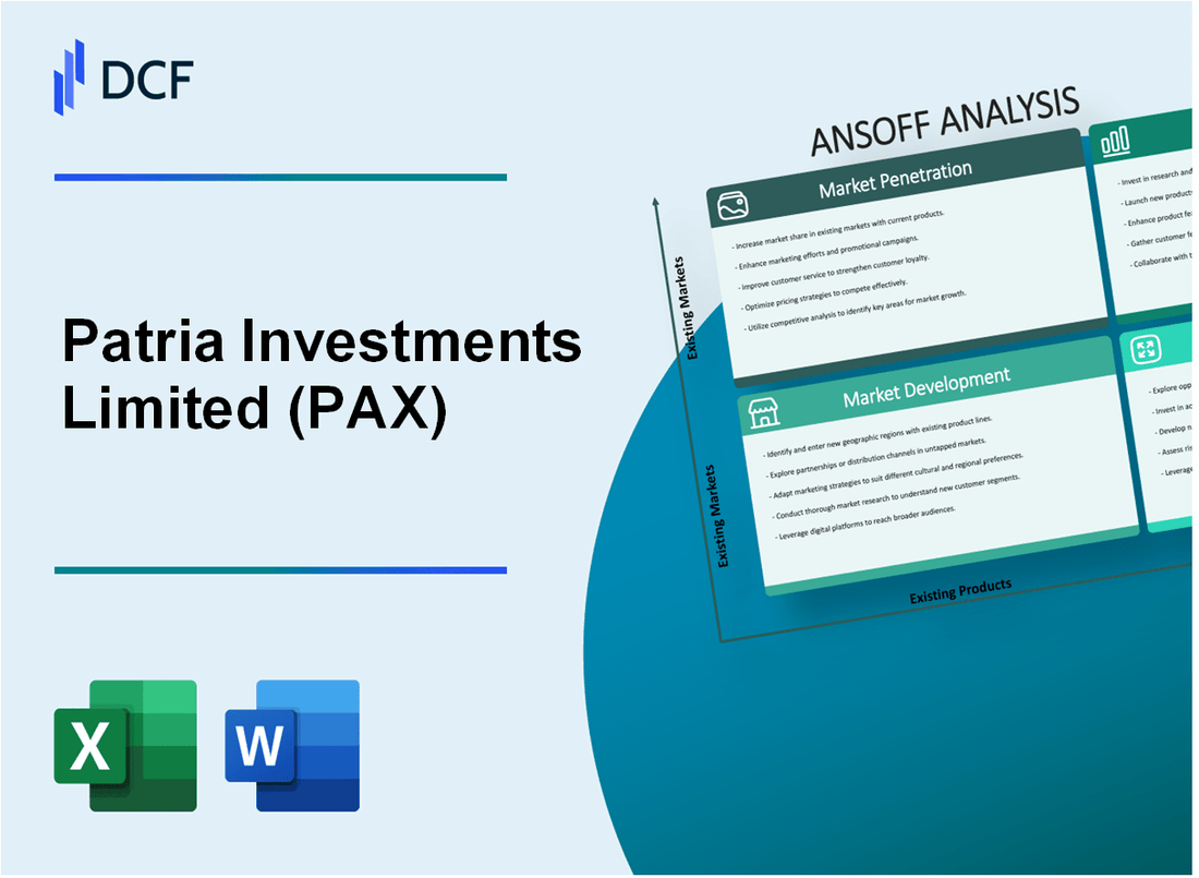 Patria Investments Limited (PAX) ANSOFF Matrix