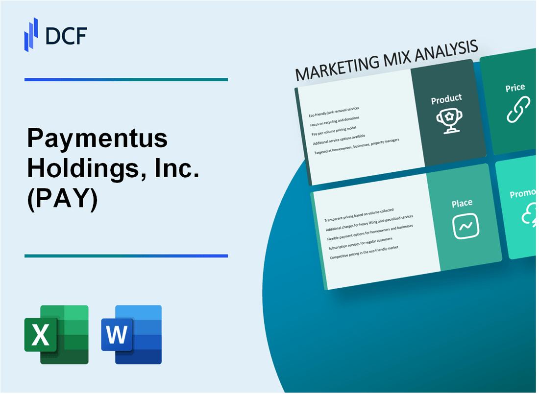 Paymentus Holdings, Inc. (PAY) Marketing Mix