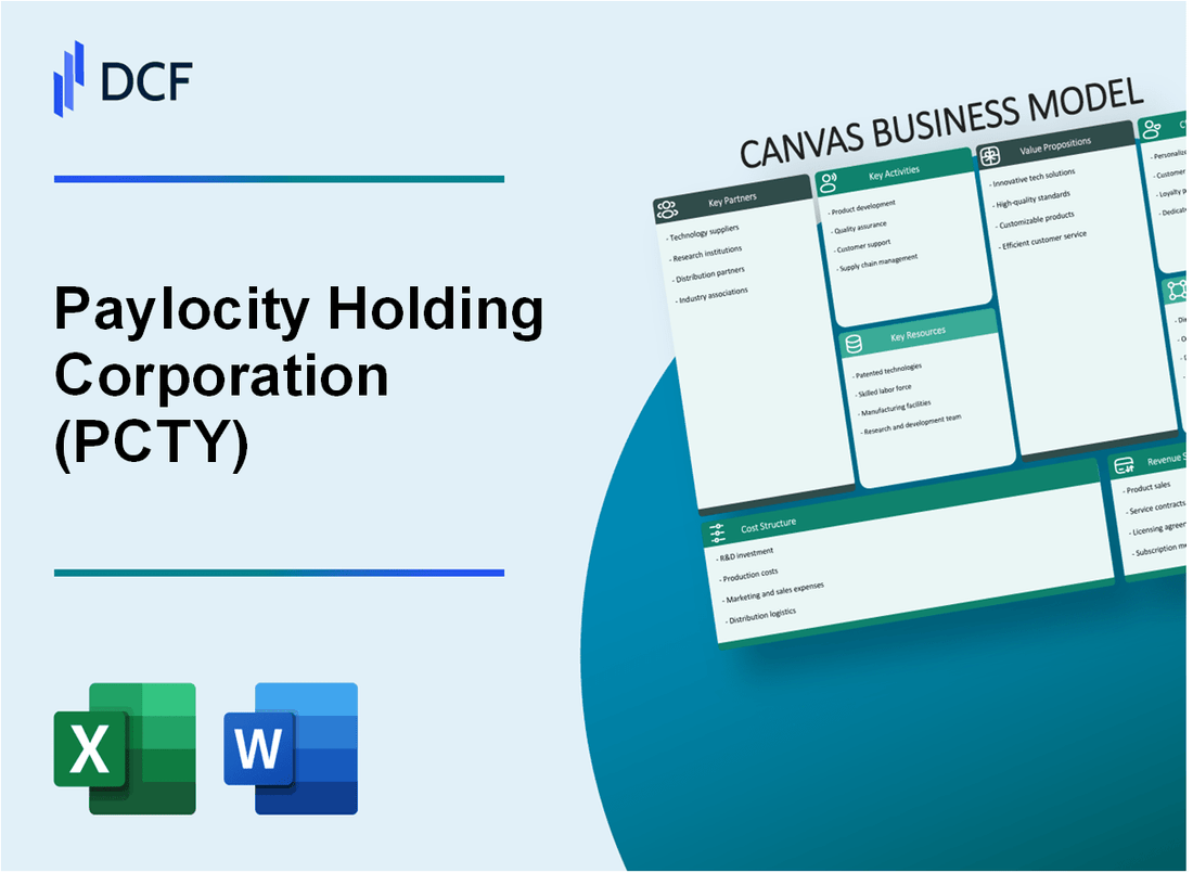 Paylocity Holding Corporation (PCTY) Business Model Canvas