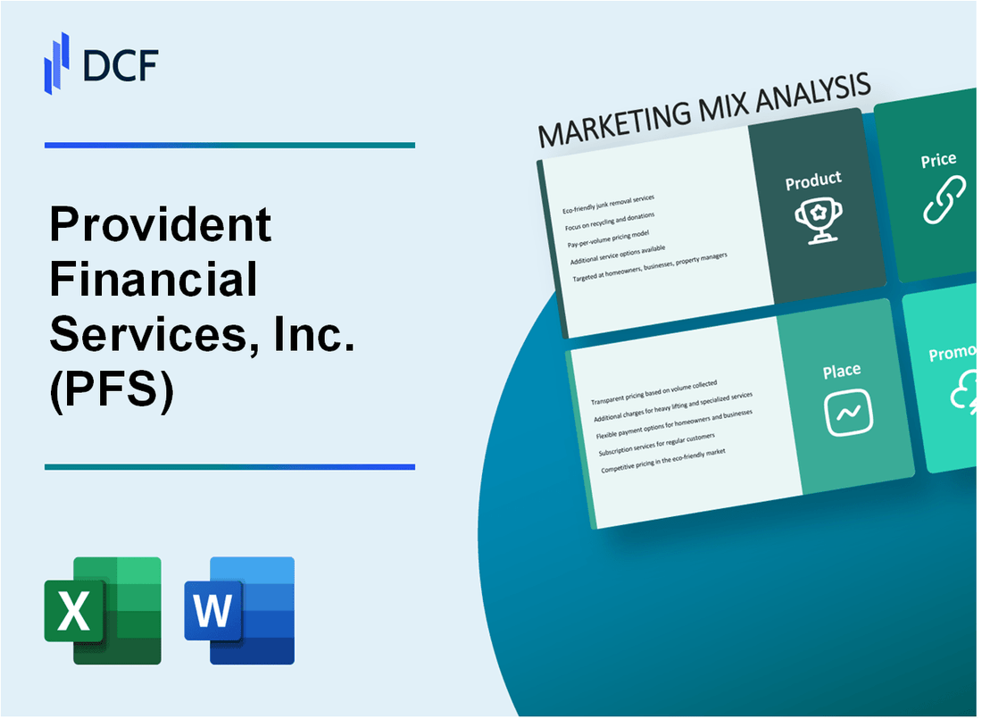 Provident Financial Services, Inc. (PFS) Marketing Mix