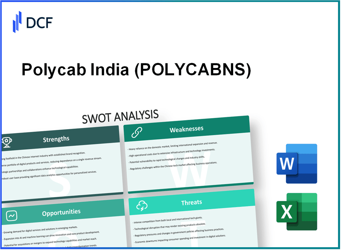 Polycab India Limited (POLYCAB.NS): SWOT Analysis