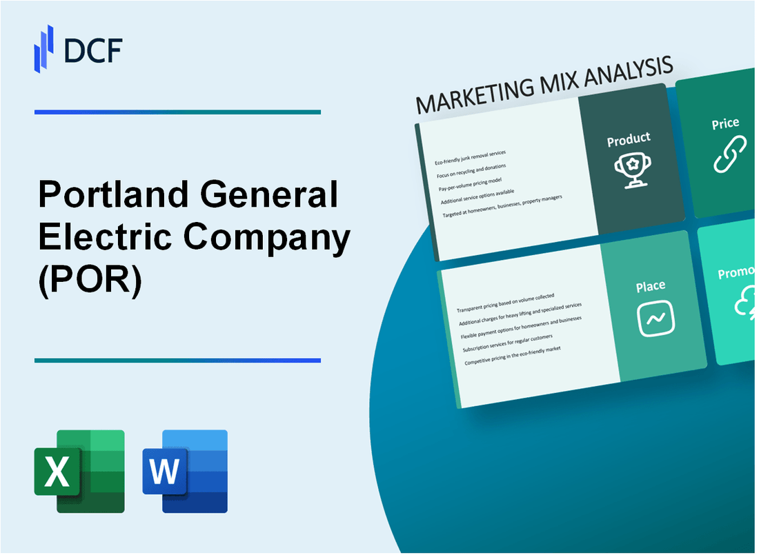 Portland General Electric Company (POR) Marketing Mix