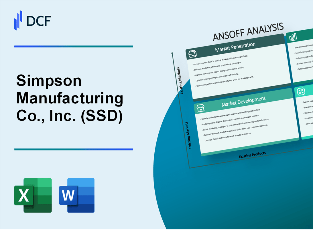 Simpson Manufacturing Co., Inc. (SSD) ANSOFF Matrix