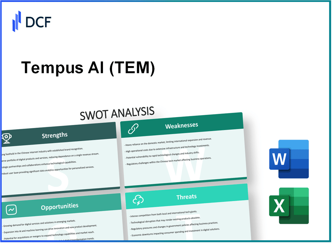 Tempus AI, Inc. (TEM): SWOT Analysis
