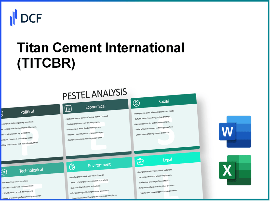 Titan Cement International S.A. (TITC.BR): PESTEL Analysis