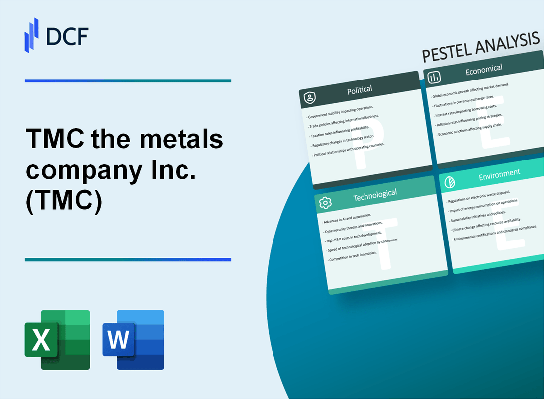 TMC the metals company Inc. (TMC) PESTLE Analysis