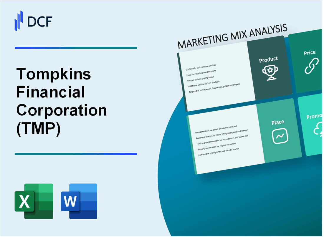 Tompkins Financial Corporation (TMP) Marketing Mix