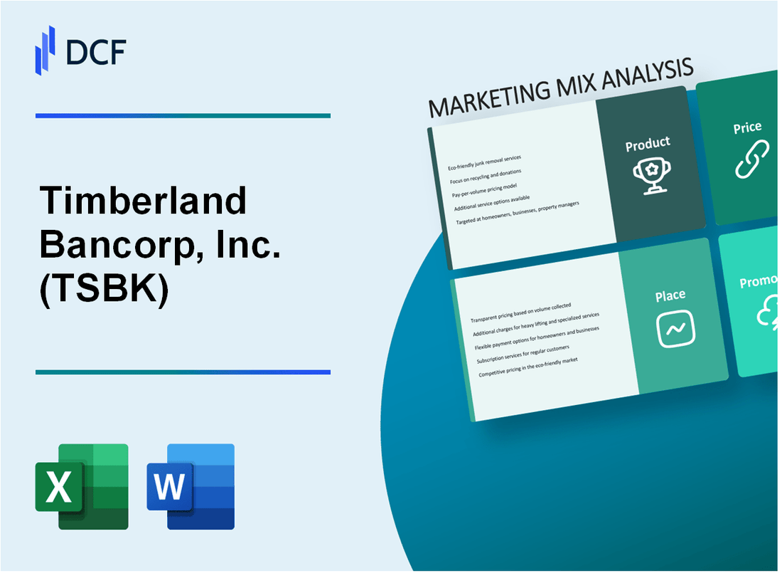 Timberland Bancorp, Inc. (TSBK) Marketing Mix