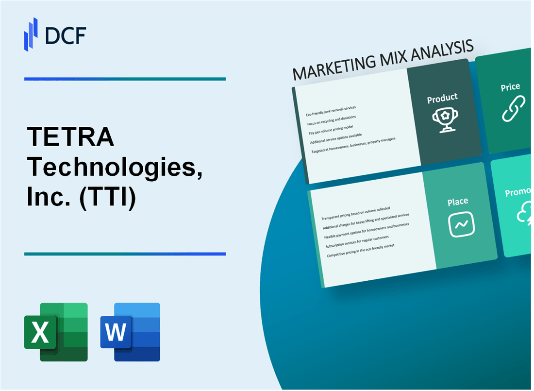 TETRA Technologies, Inc. (TTI) Marketing Mix